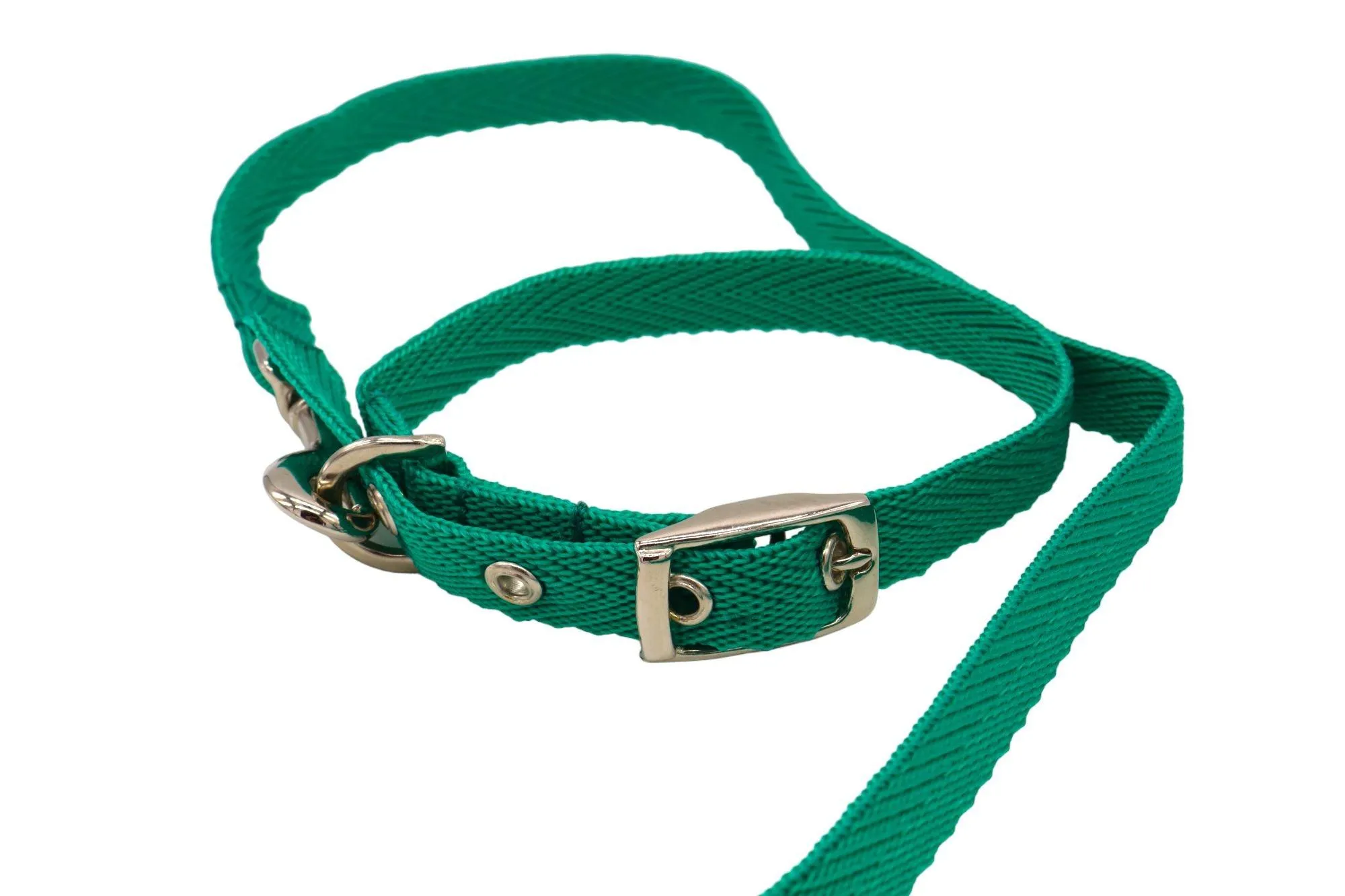 Handcrafted Matching Set: Adjustable Lead & Collar for Small Dogs - Vibrant Colors, Perfect for Puppies