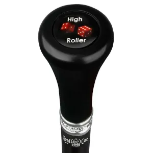 High Roller Casino Flat Top Stick: Beechwood Shaft Pewter