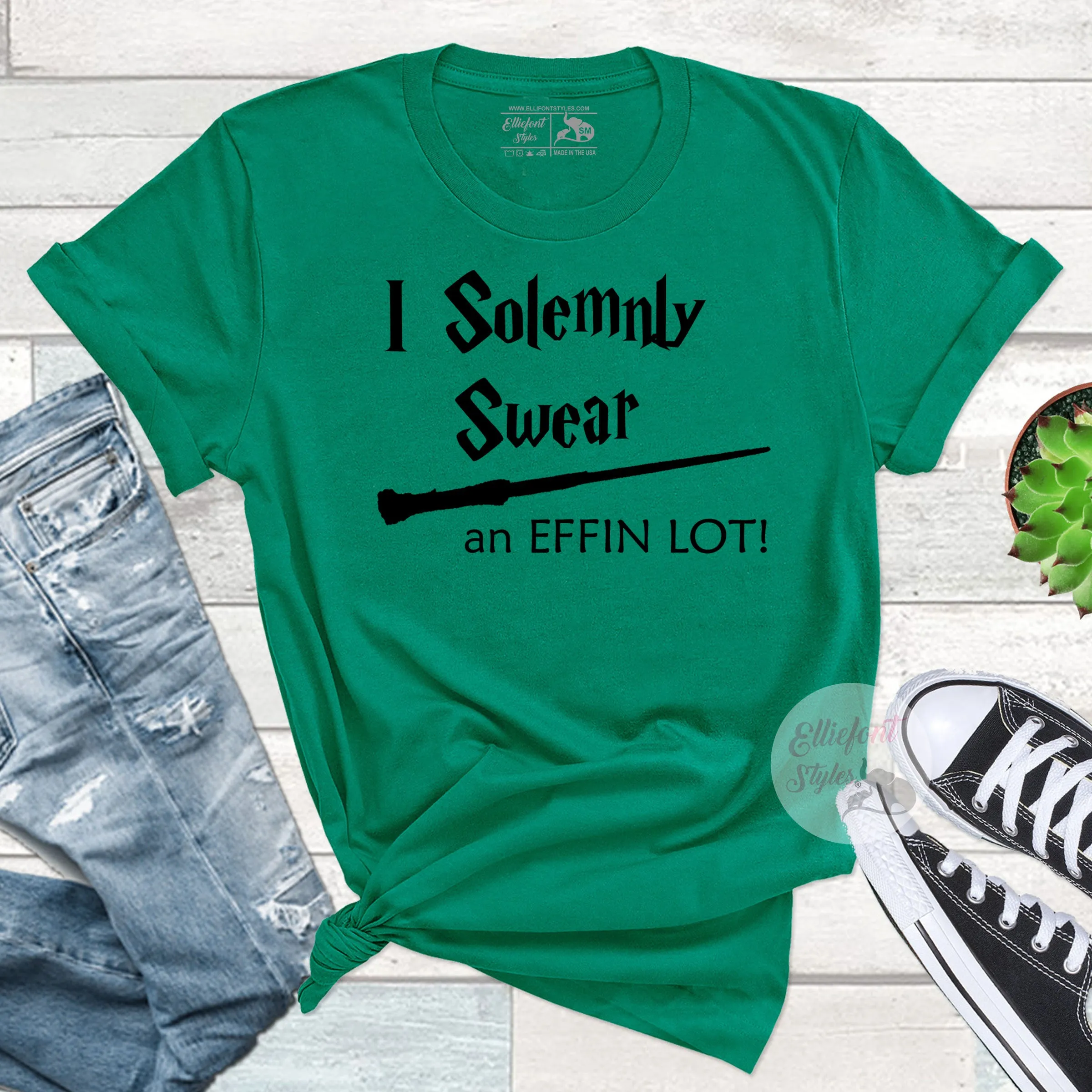 I Solemnly Swear An Effin Lot Harry Potter T-Shirt