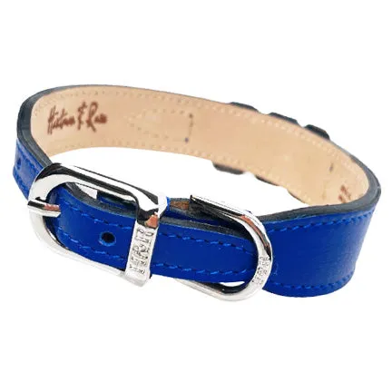 Imperial Dog Collar in Cobalt Blue, Sapphire & Nickel