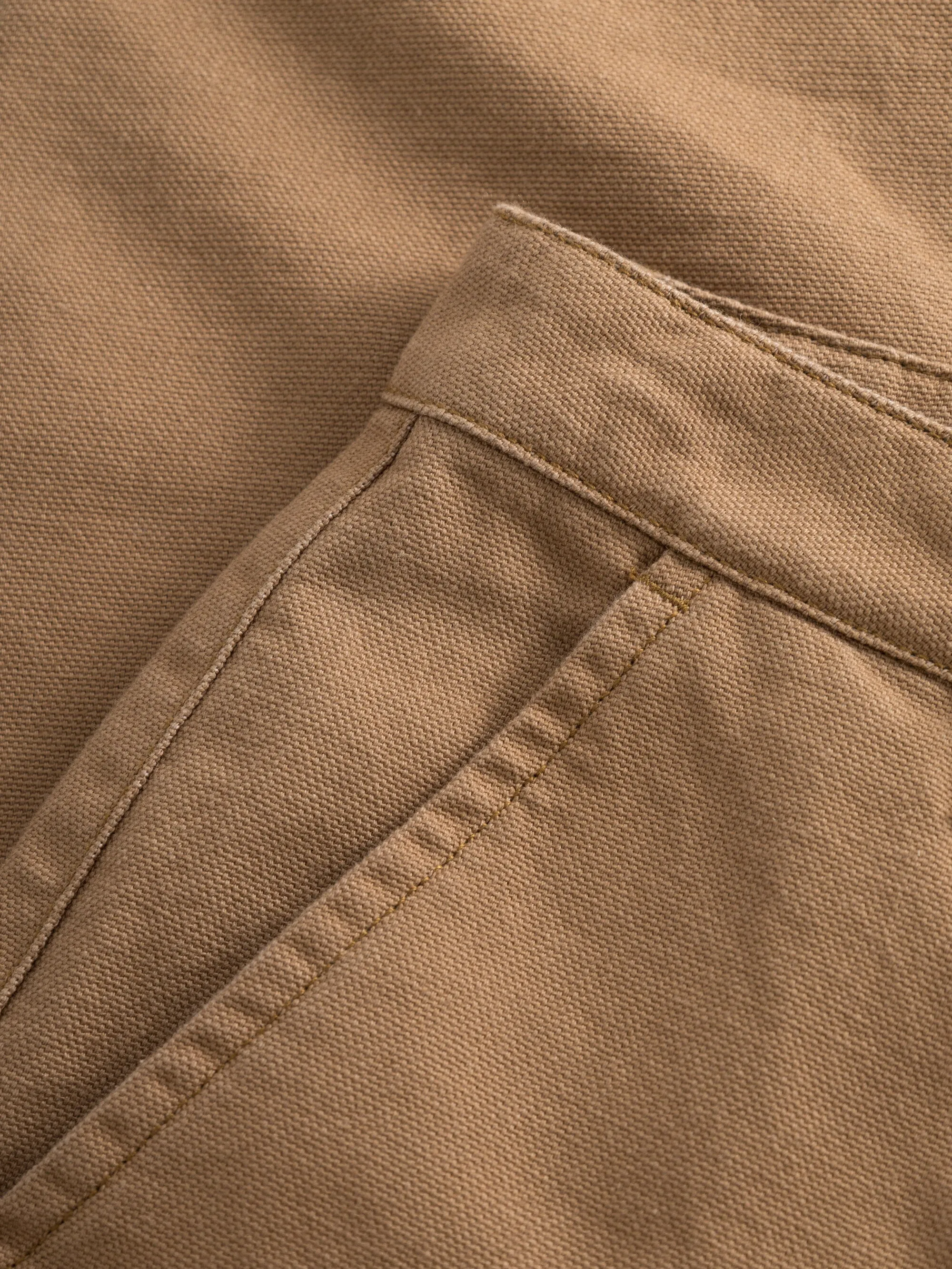 IRIS mom mid-rise chino - Brown Sugar