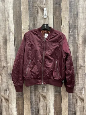 Jacket Puffer & Quilted By Gap In Maroon, Size: S