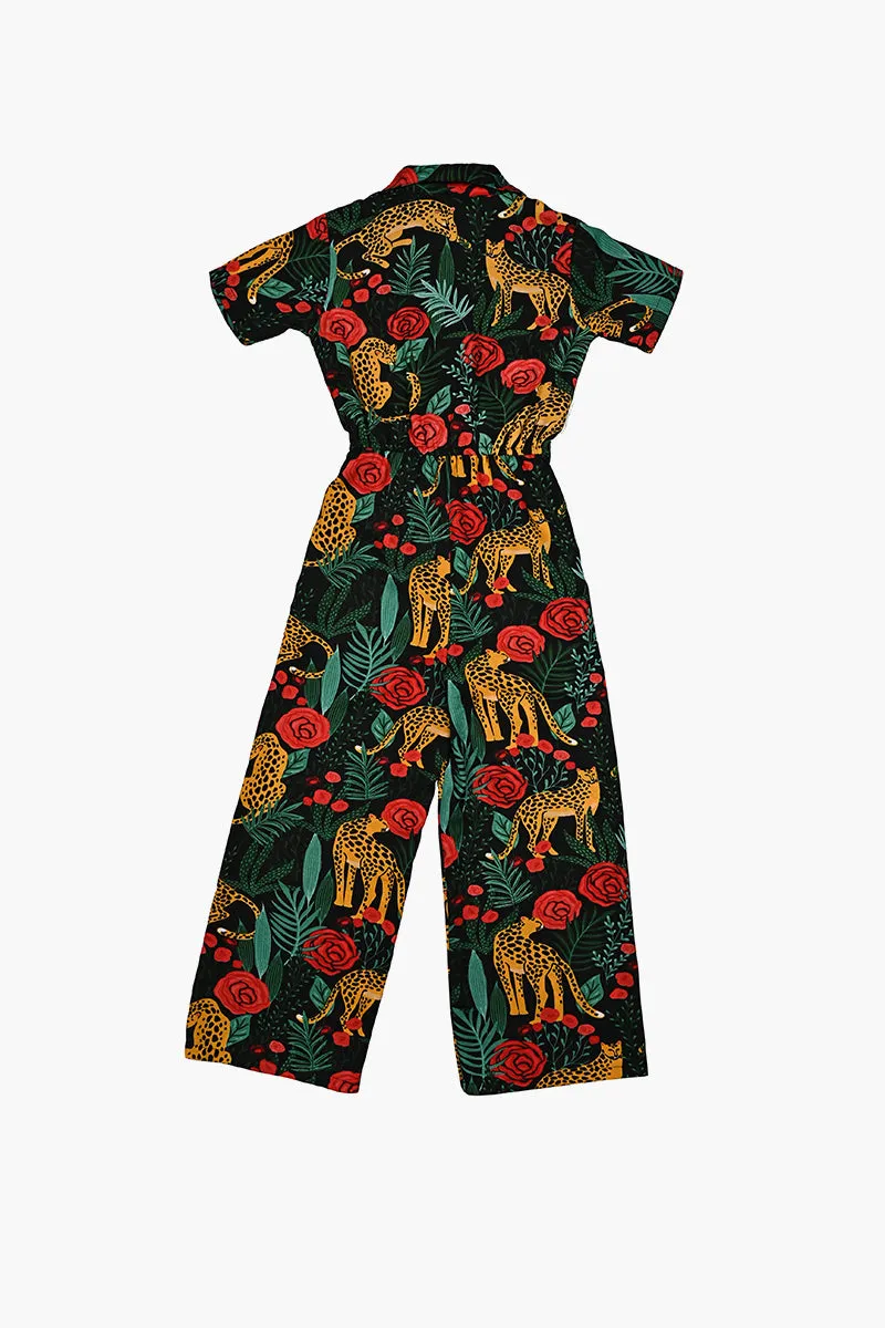 Jaguar Paradise Tween Jumpsuit