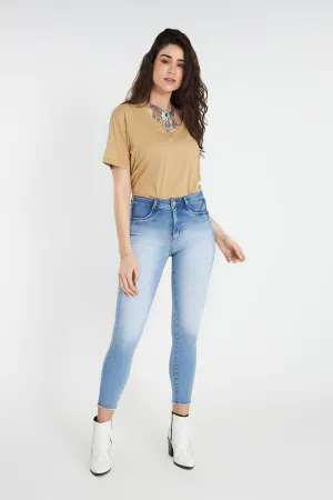 Jeans High Waist Pitillo   4133