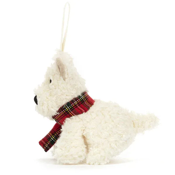 Jellycat - Munro Scottie Dog Decoration