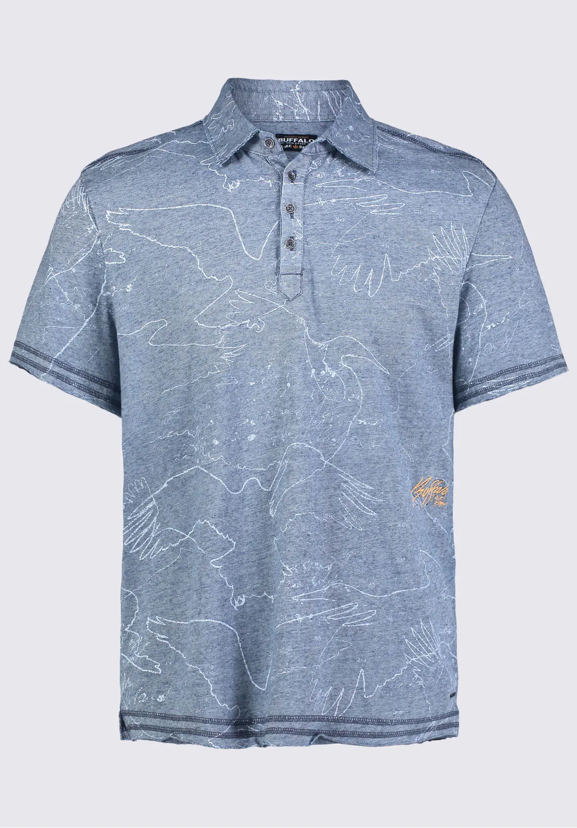 Komodo Men's Short Sleeve Polo in Mirage Blue - BM24248