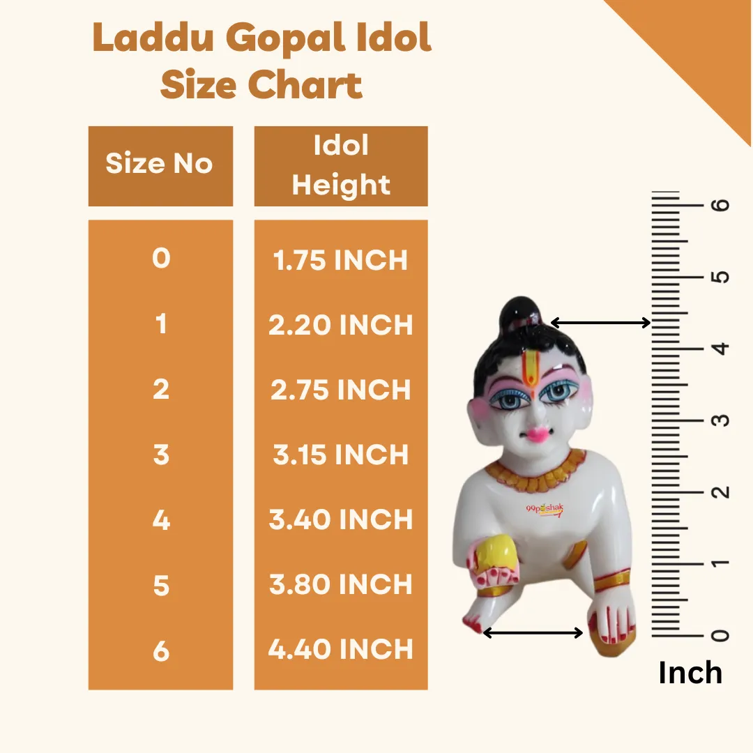 Laddu Gopal Velvet Base Dress Pack of 4 - White Green Yellow Red