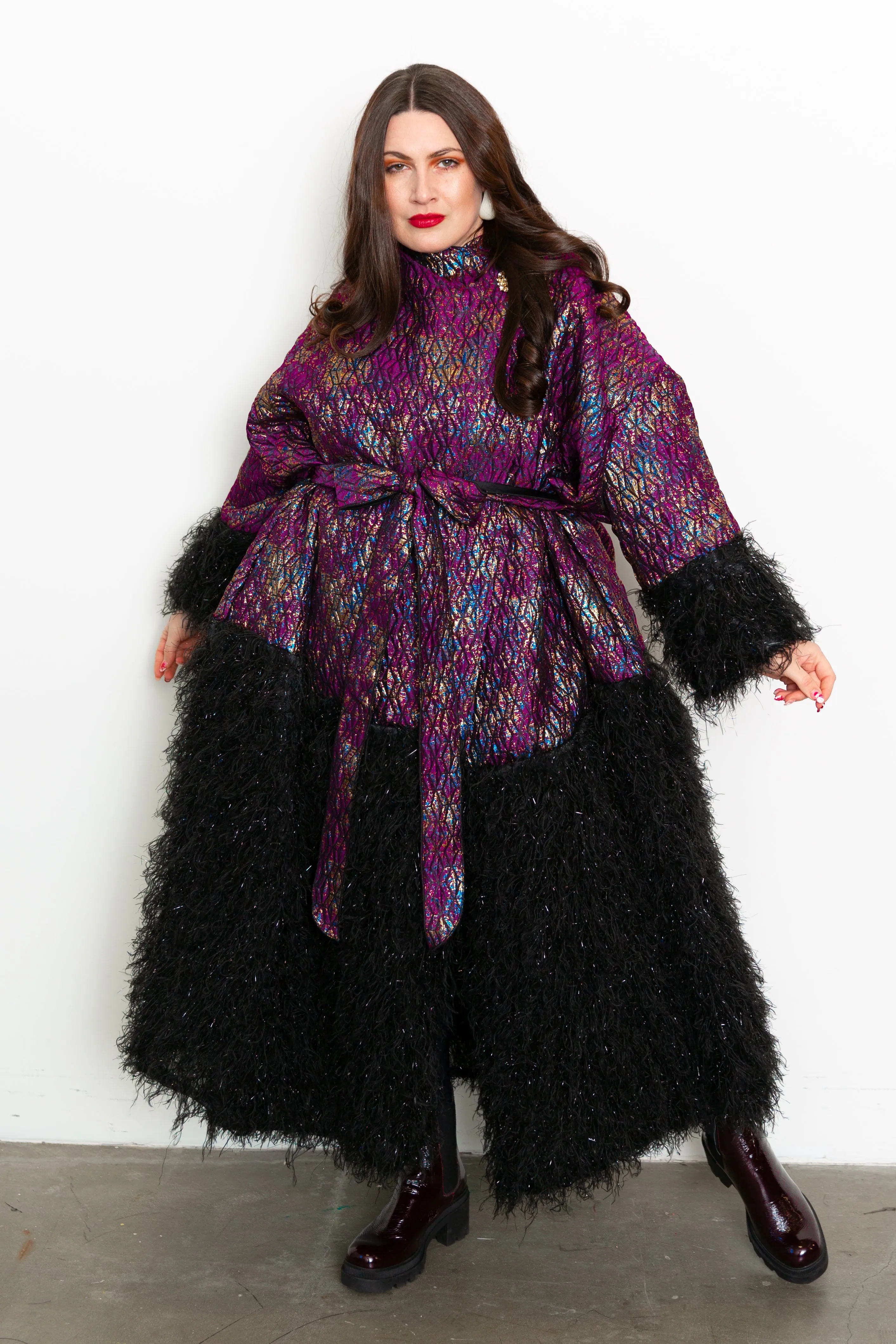 London Opera Coat “Semiramide” (Purple)