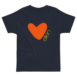 Love Toddler Tee-Navy