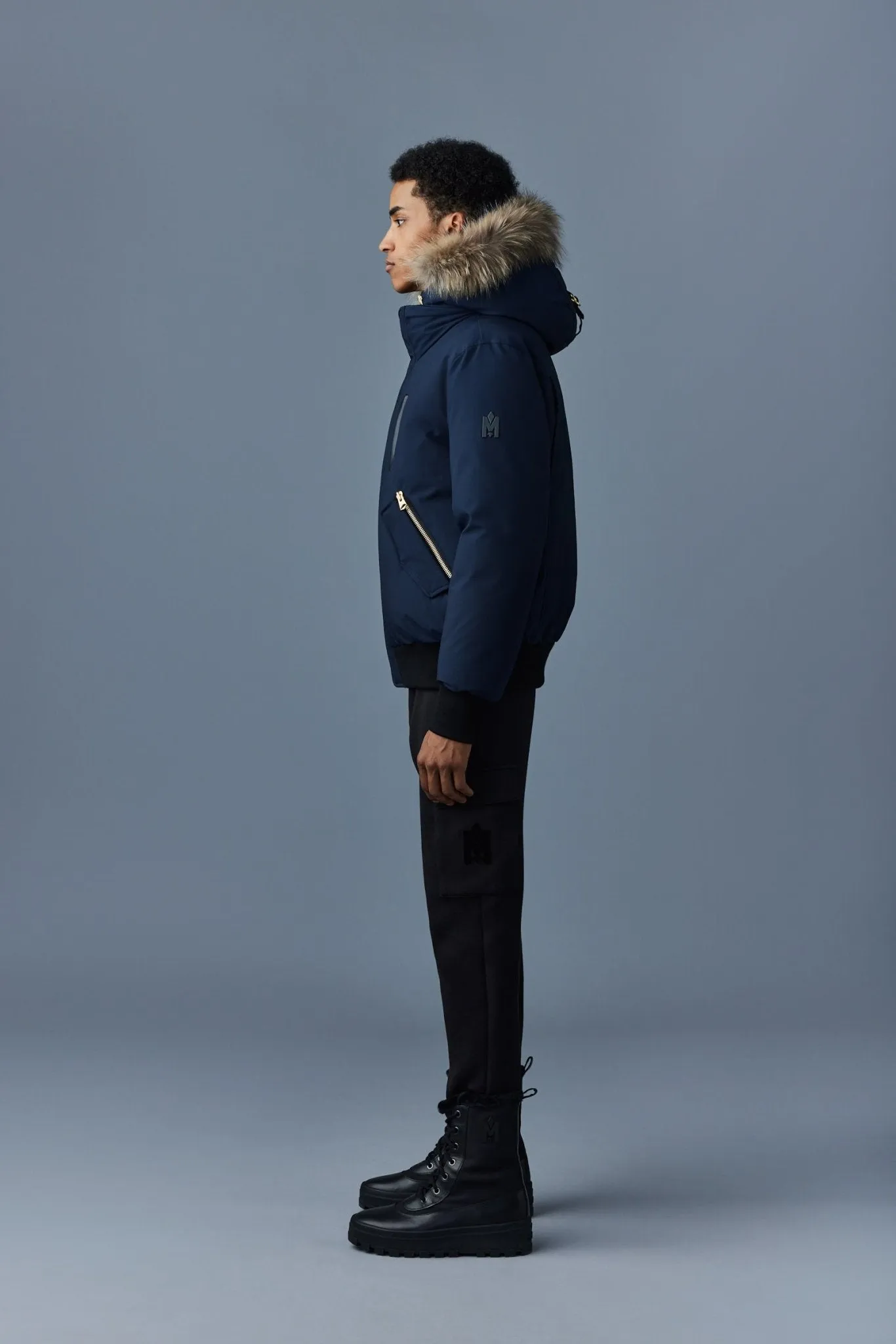 MACKAGE DIXON-F - 2-in-1 Nordic Tech Down Bomber With Natural Fur