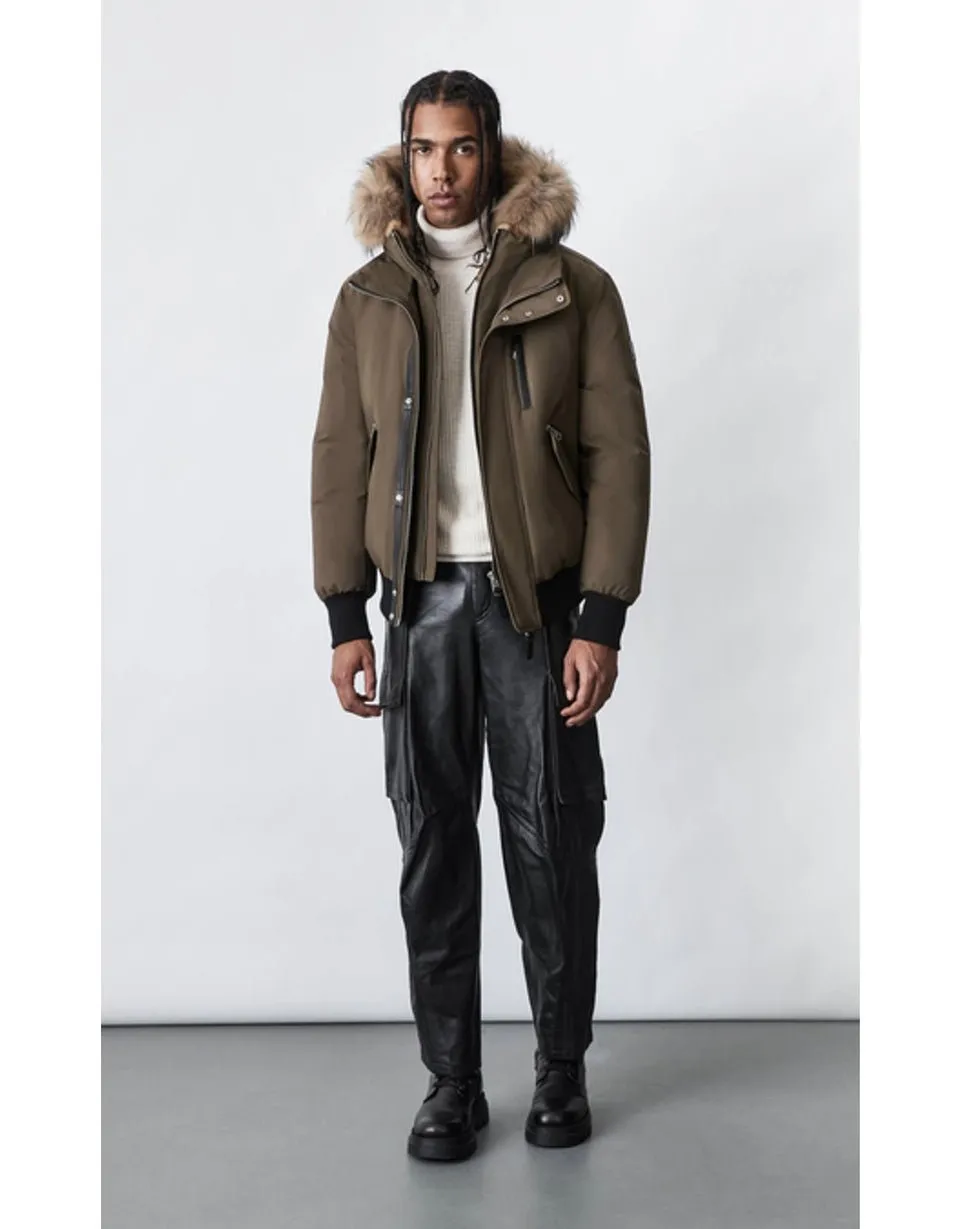 MACKAGE DIXON-F - 2-in-1 Nordic Tech Down Bomber With Natural Fur