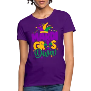 Mardi Gras Diva : Women's T-Shirt