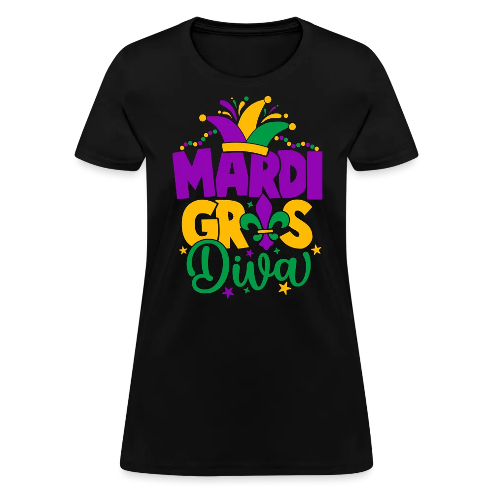 Mardi Gras Diva : Women's T-Shirt