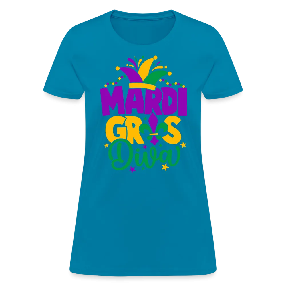 Mardi Gras Diva : Women's T-Shirt