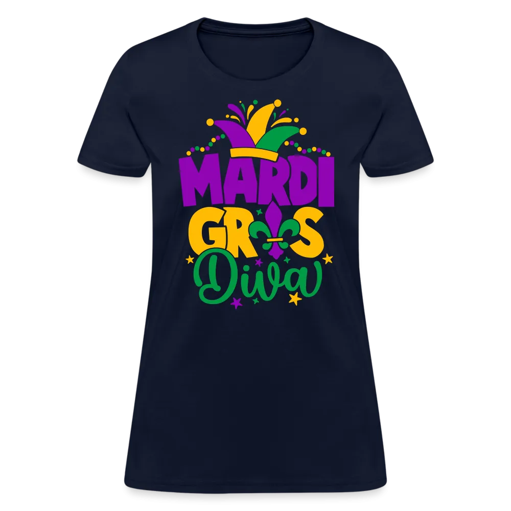 Mardi Gras Diva : Women's T-Shirt