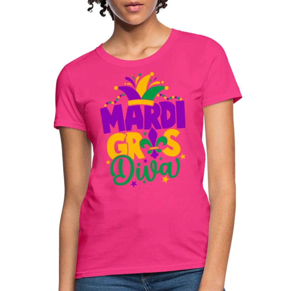 Mardi Gras Diva : Women's T-Shirt