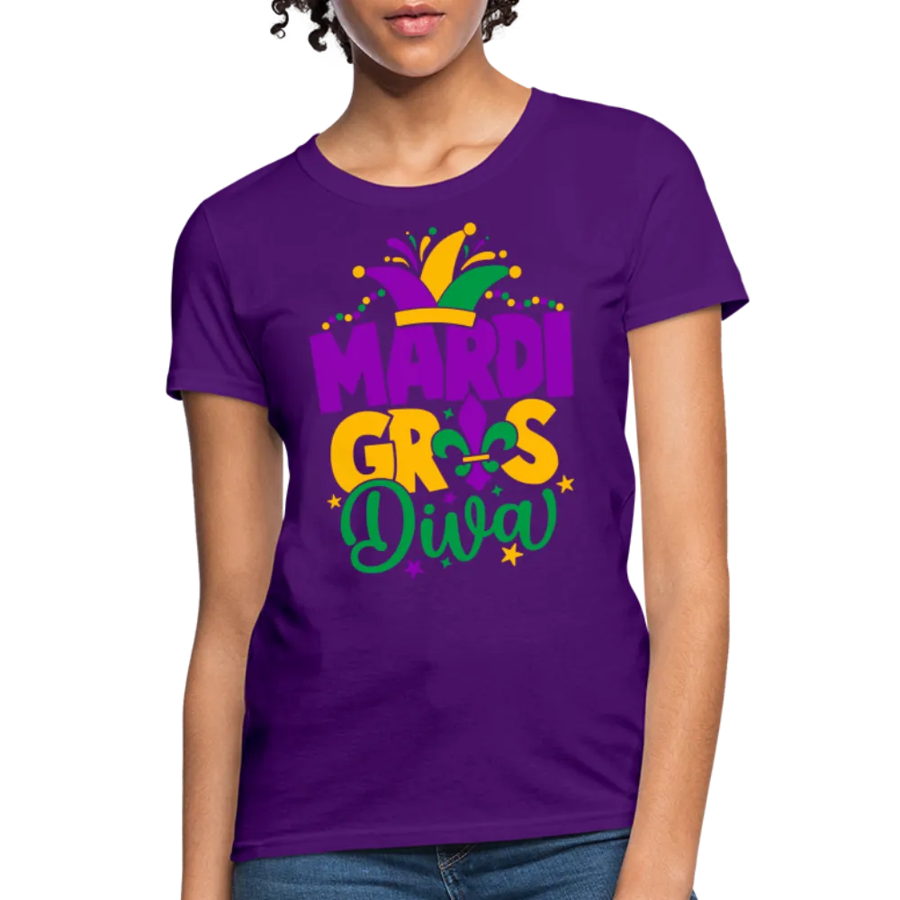 Mardi Gras Diva : Women's T-Shirt