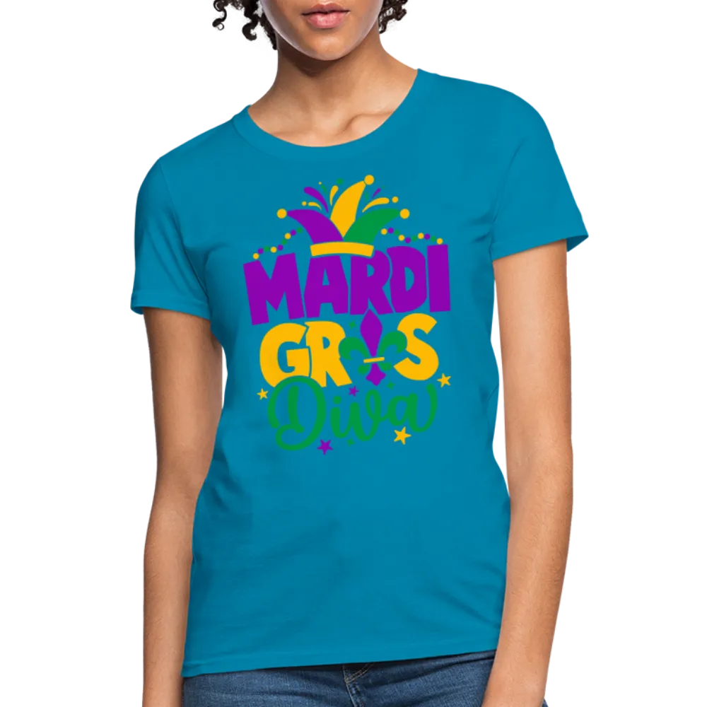 Mardi Gras Diva : Women's T-Shirt