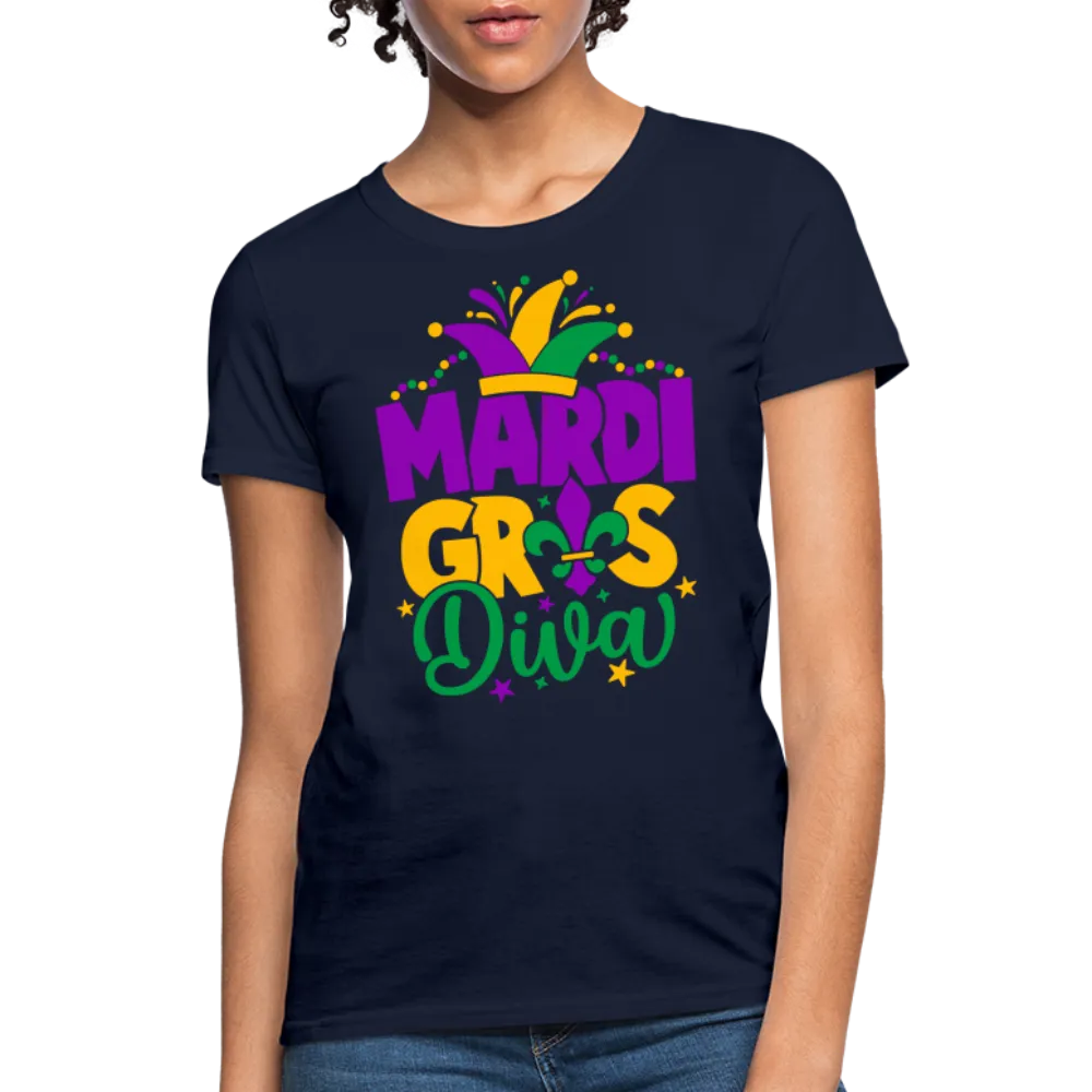 Mardi Gras Diva : Women's T-Shirt