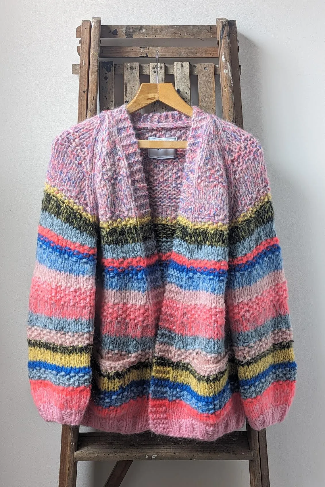 Mars Pink & Blue Multi-Coloured Cardigan