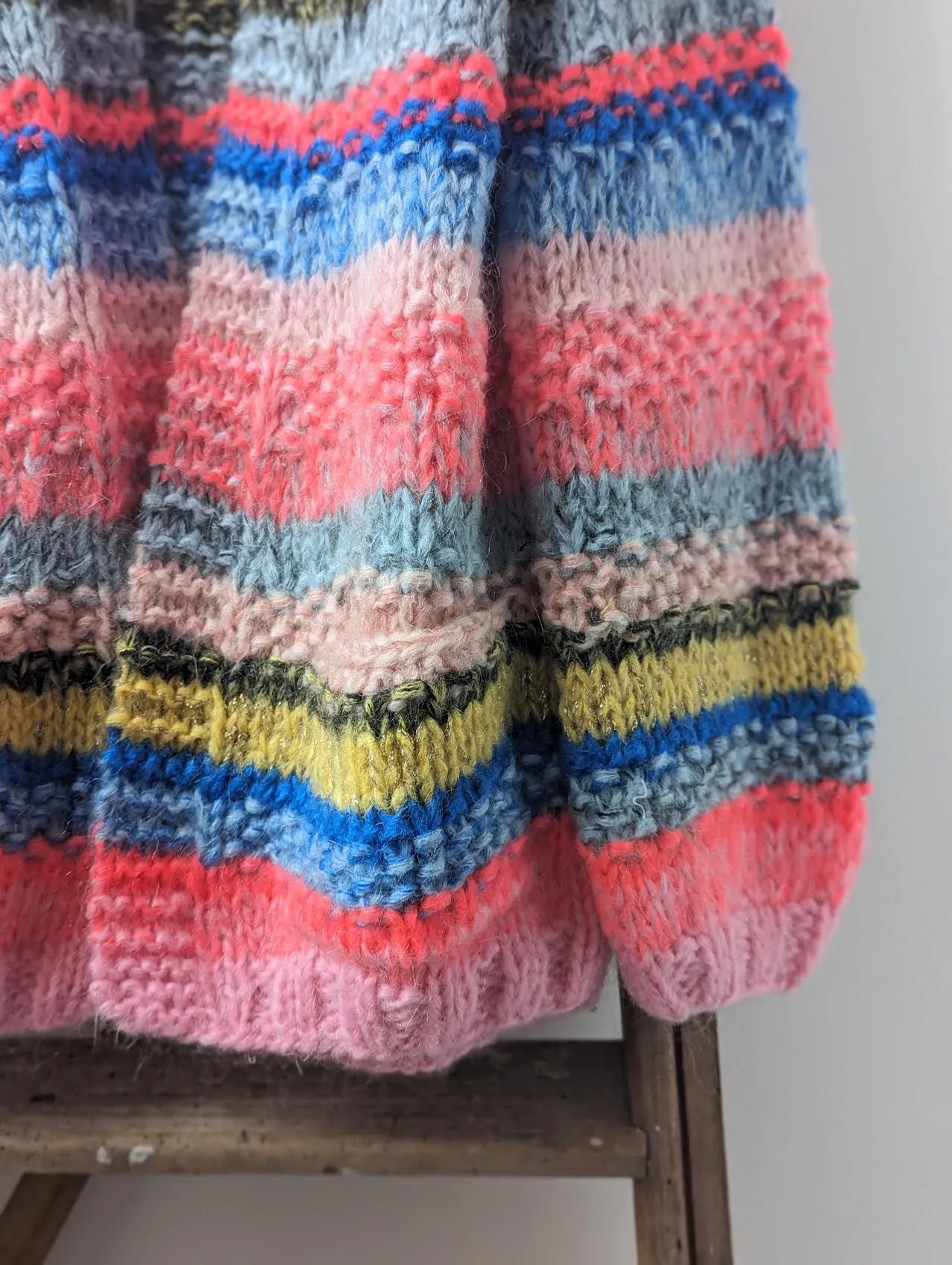 Mars Pink & Blue Multi-Coloured Cardigan