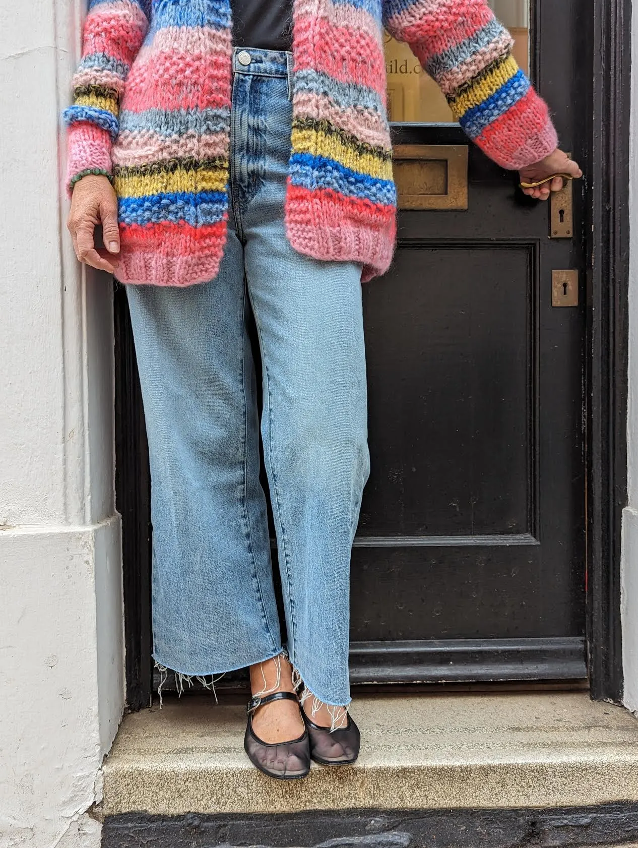 Mars Pink & Blue Multi-Coloured Cardigan