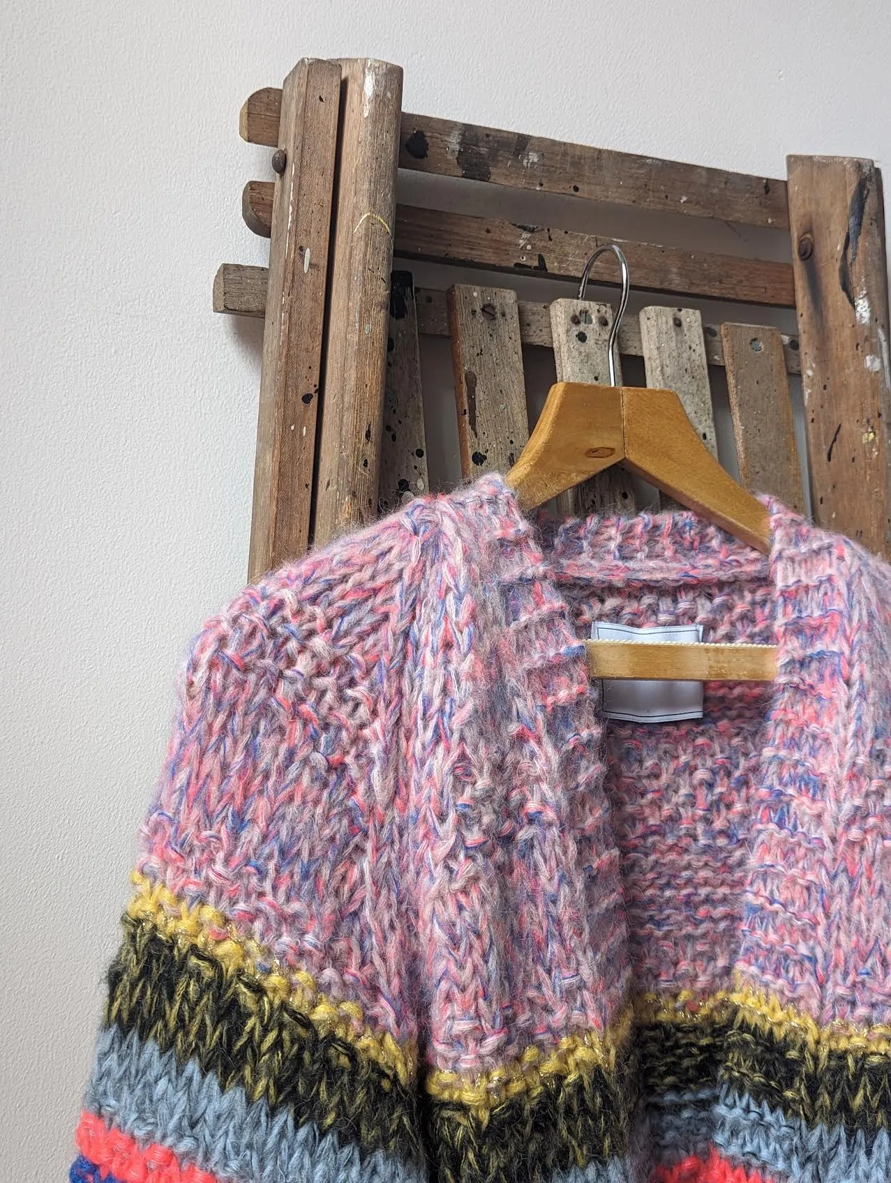 Mars Pink & Blue Multi-Coloured Cardigan