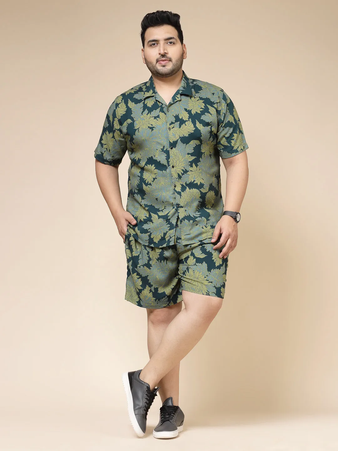 Men's Botanical Leaf Ensemble