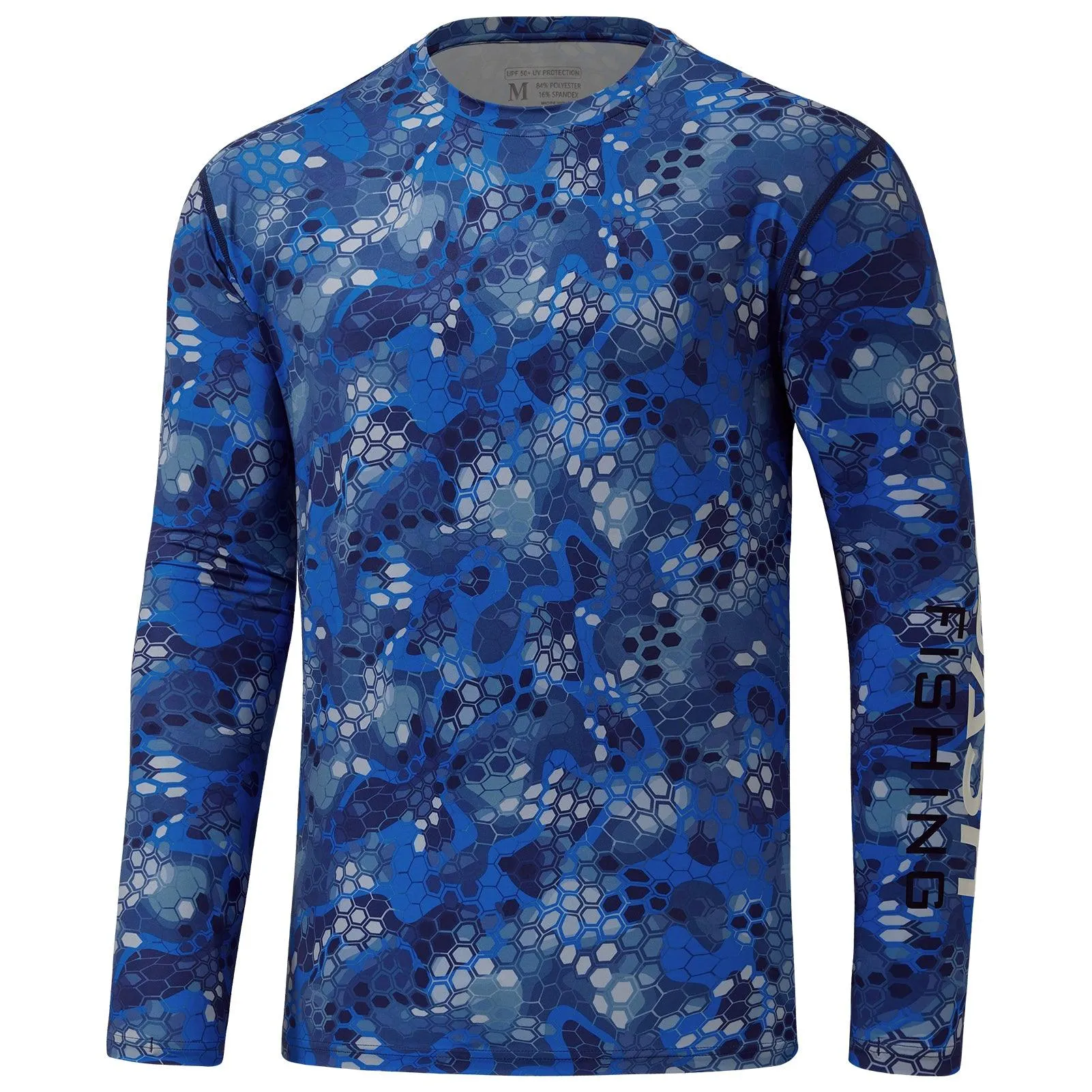 Mens long sleeve sun protection camo shirt