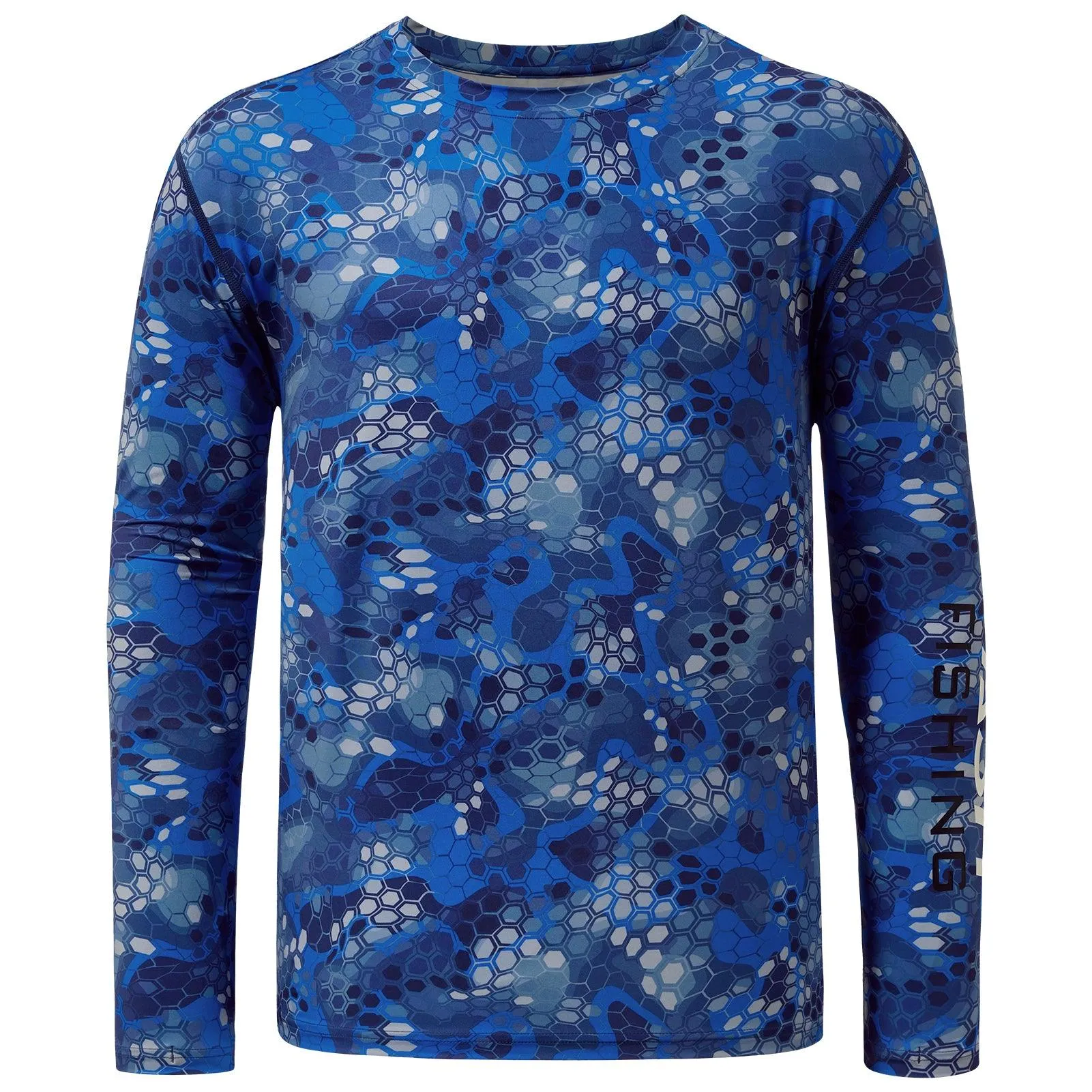 Mens long sleeve sun protection camo shirt