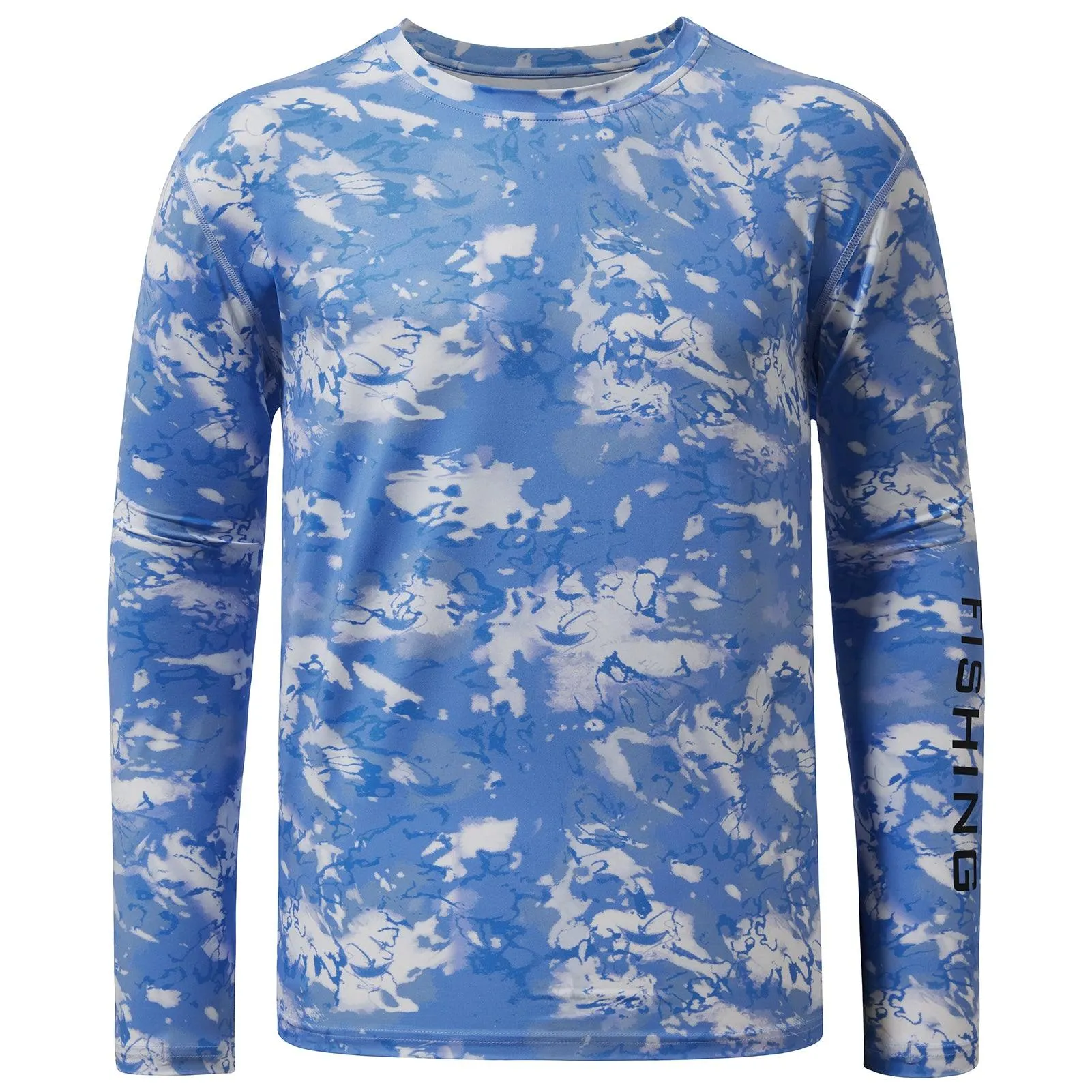 Mens long sleeve sun protection camo shirt