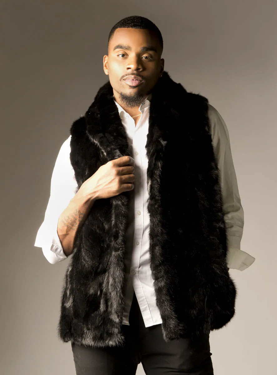 Men's Mink Fur Vest