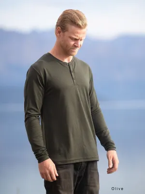 Merino Long Sleeve Henley