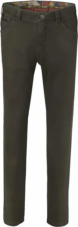 Meyer Microstructure Super-Stretch Chinos