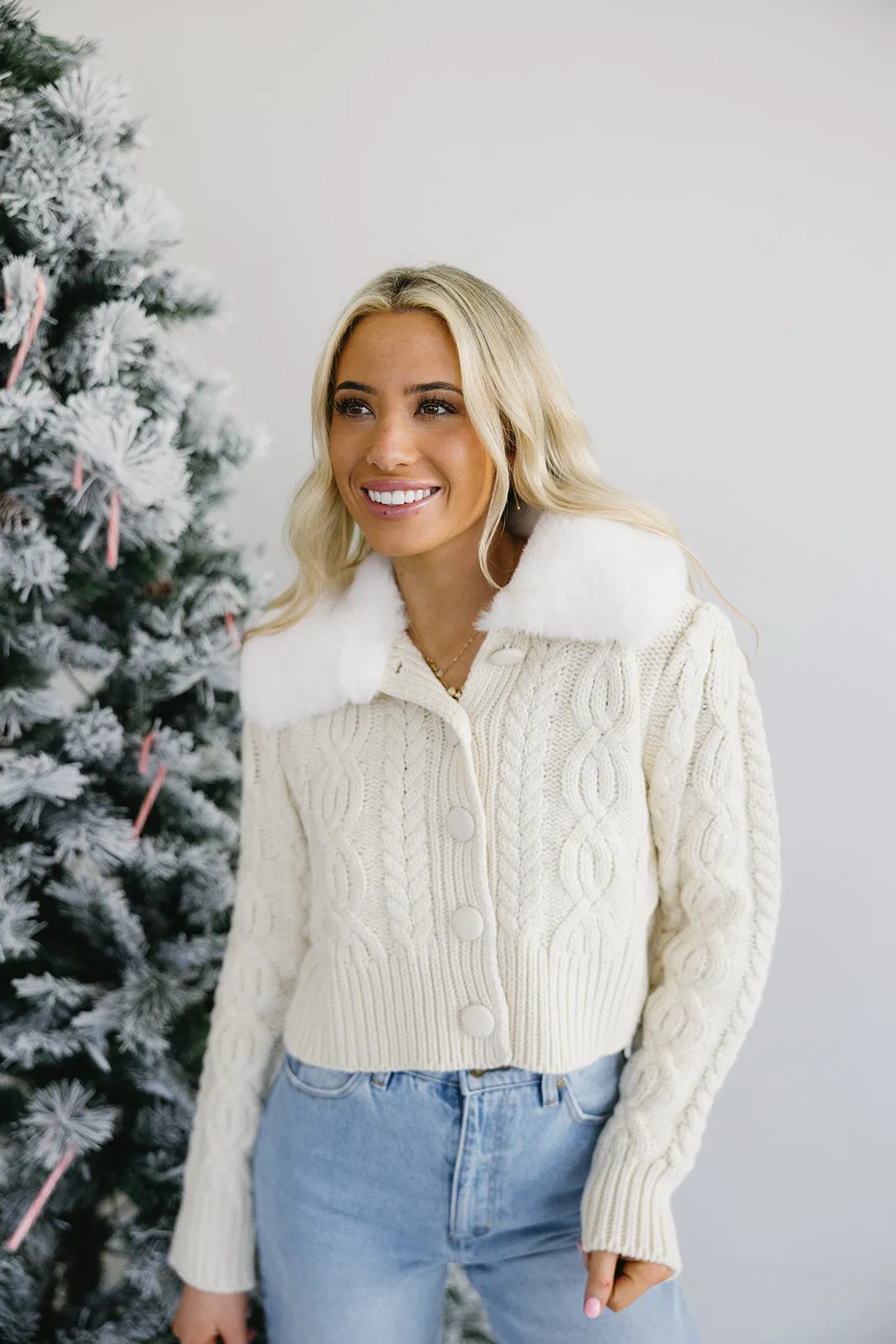 Misty Knit Cardigan - Ivory