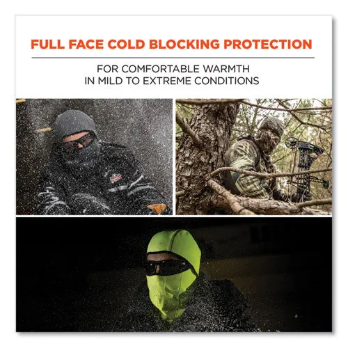 N-ferno 6823 Hinged Balaclava Face Mask, Fleece, One Size Fits Most, Black, Ships In 1-3 Business Days