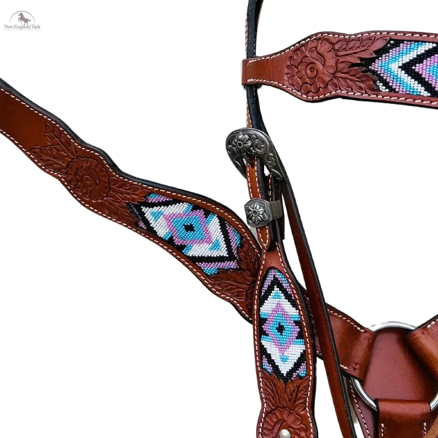 Navajo Beaded Headstall and Breast Collar Set