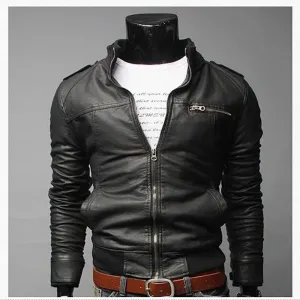 New Men's Coat, Men's Leather Coat, Men's Leather Jacket