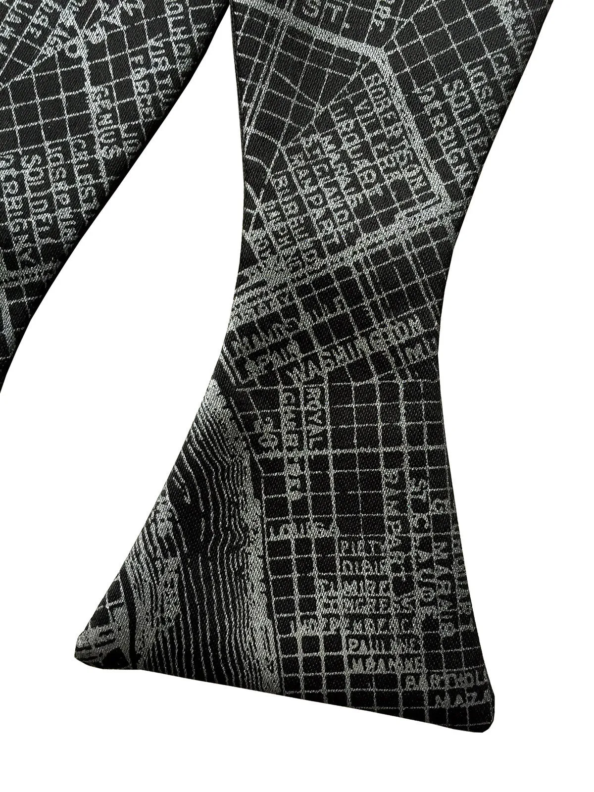 New Orleans Map Bow Tie