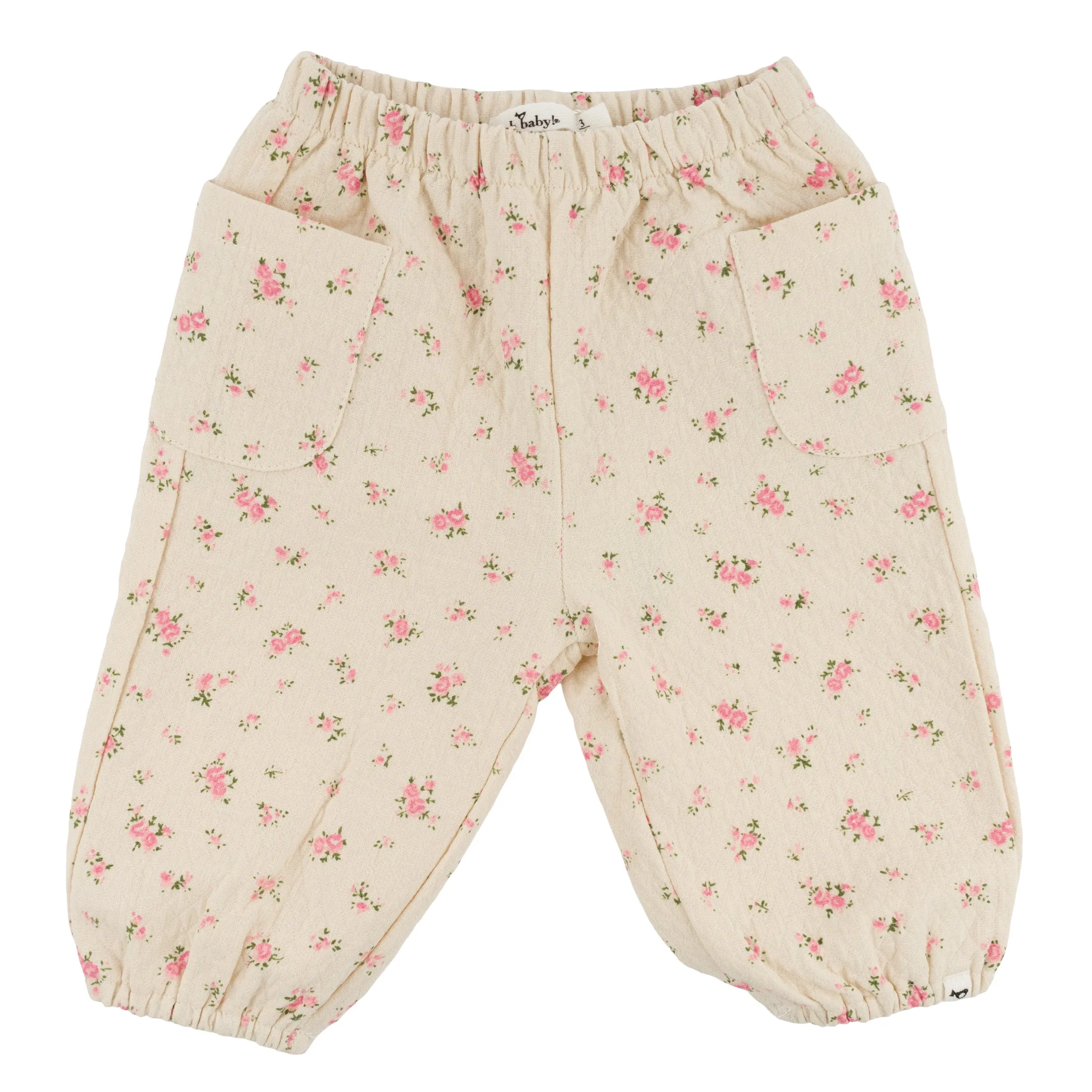 oh baby! Baby Pocket Pant - Rose Bouquet - Rose