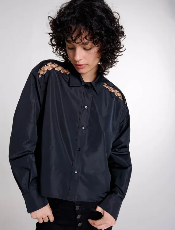 Openwork shirt