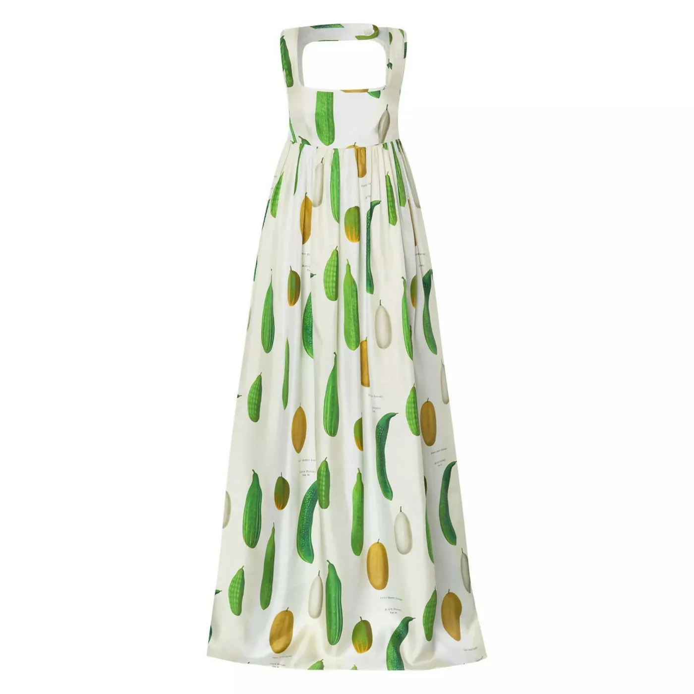 Oroton Summer Vegetable Print Dress