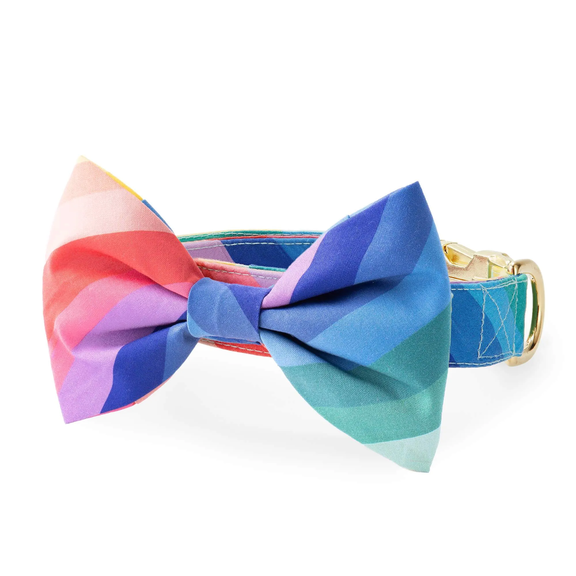 Over the Rainbow Bow Tie Collar