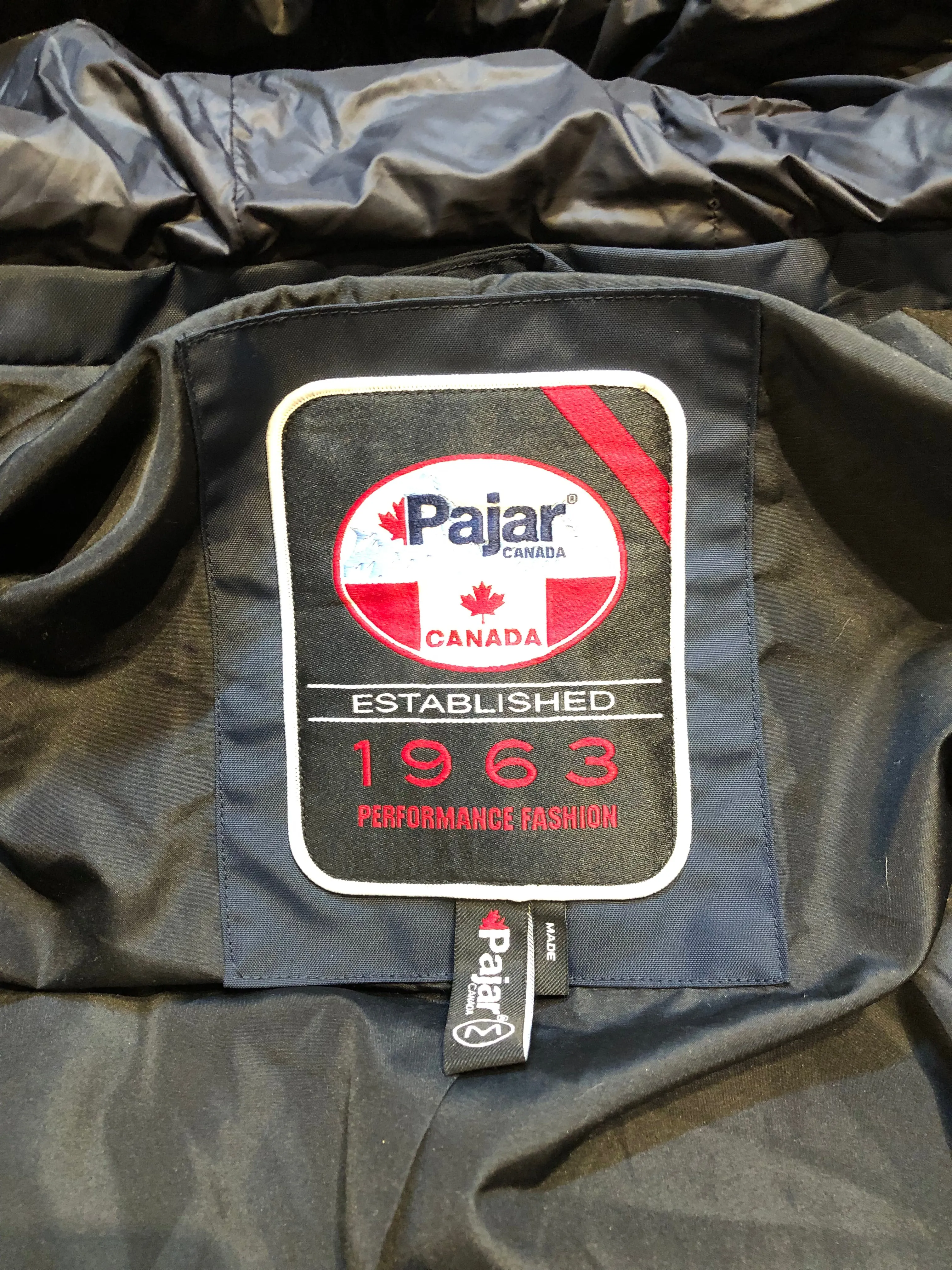 Pajar Navy Down-Filled Cold Weather Parka, NWT, Size Medium