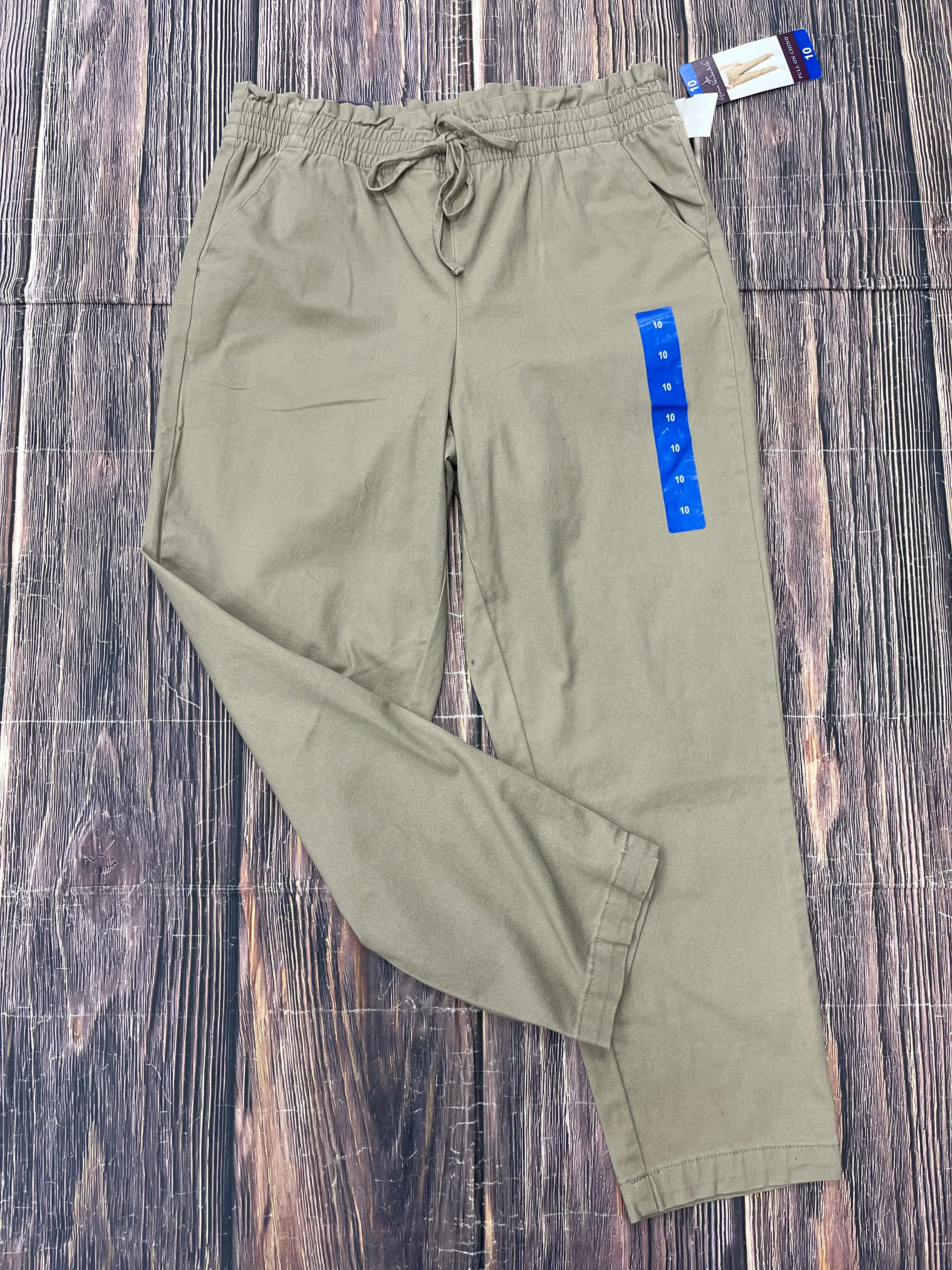 Pants Chinos & Khakis By Gloria Vanderbilt In Tan, Size: 10