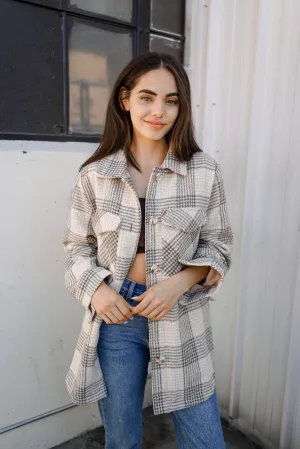 Plaid Flannel Coat