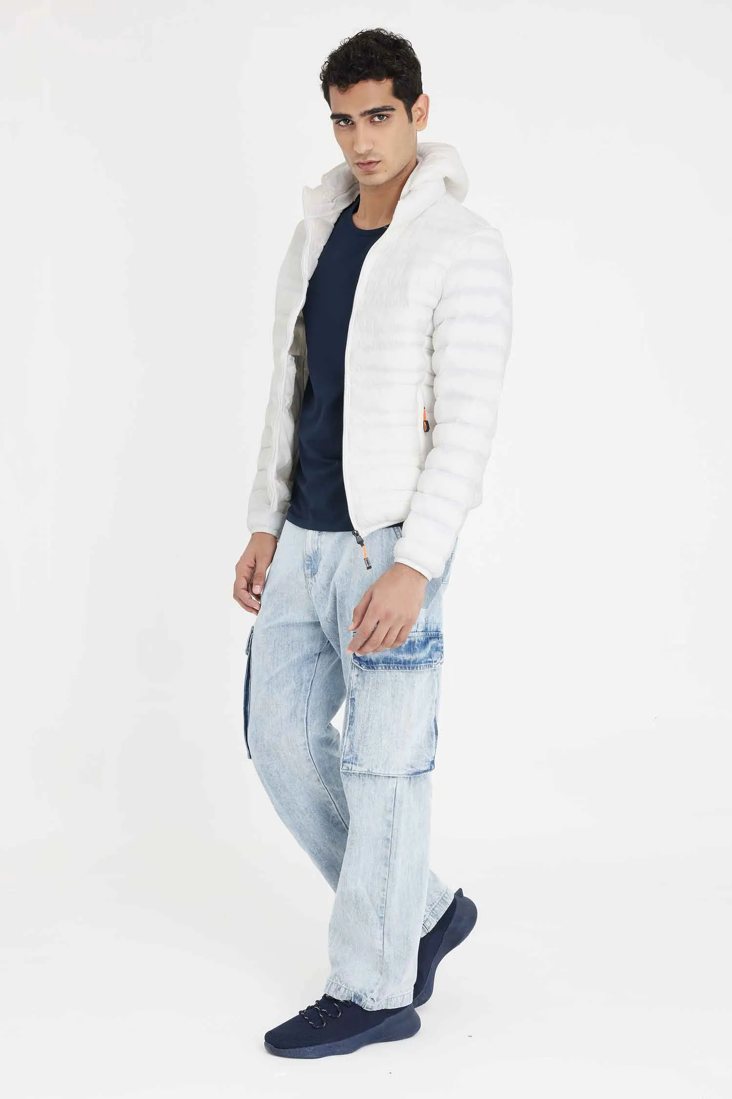 PUFFER JACKET-WHITE