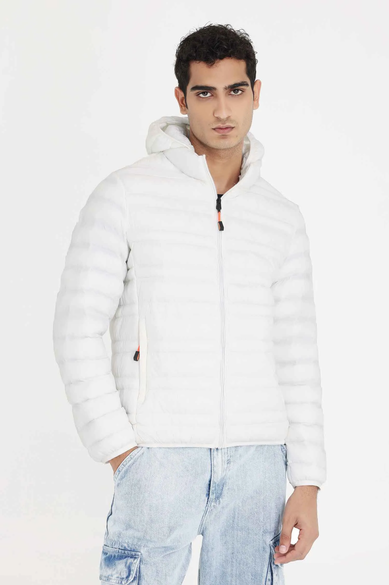 PUFFER JACKET-WHITE