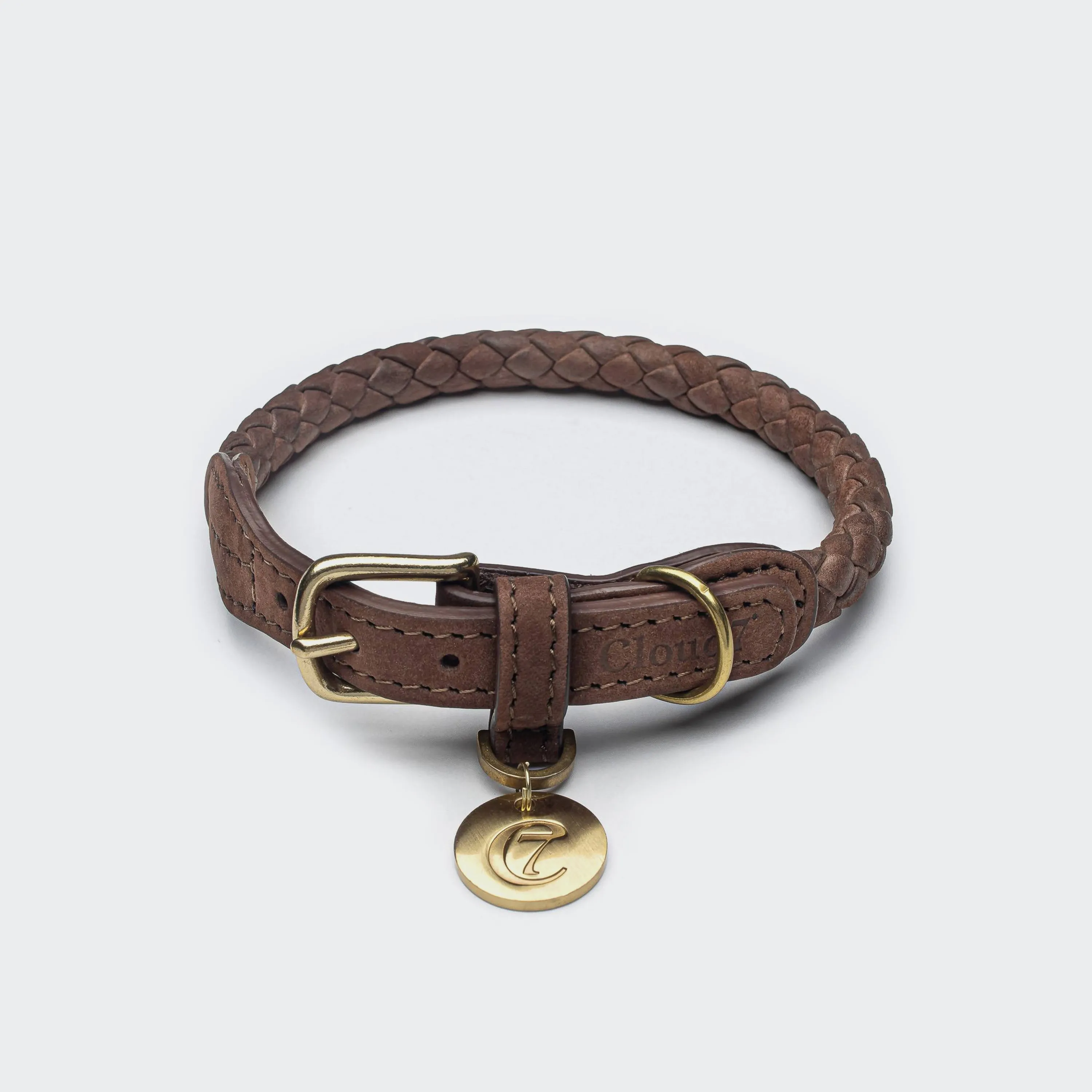 Ravello Dog Collar in Hazel from Cloud 7