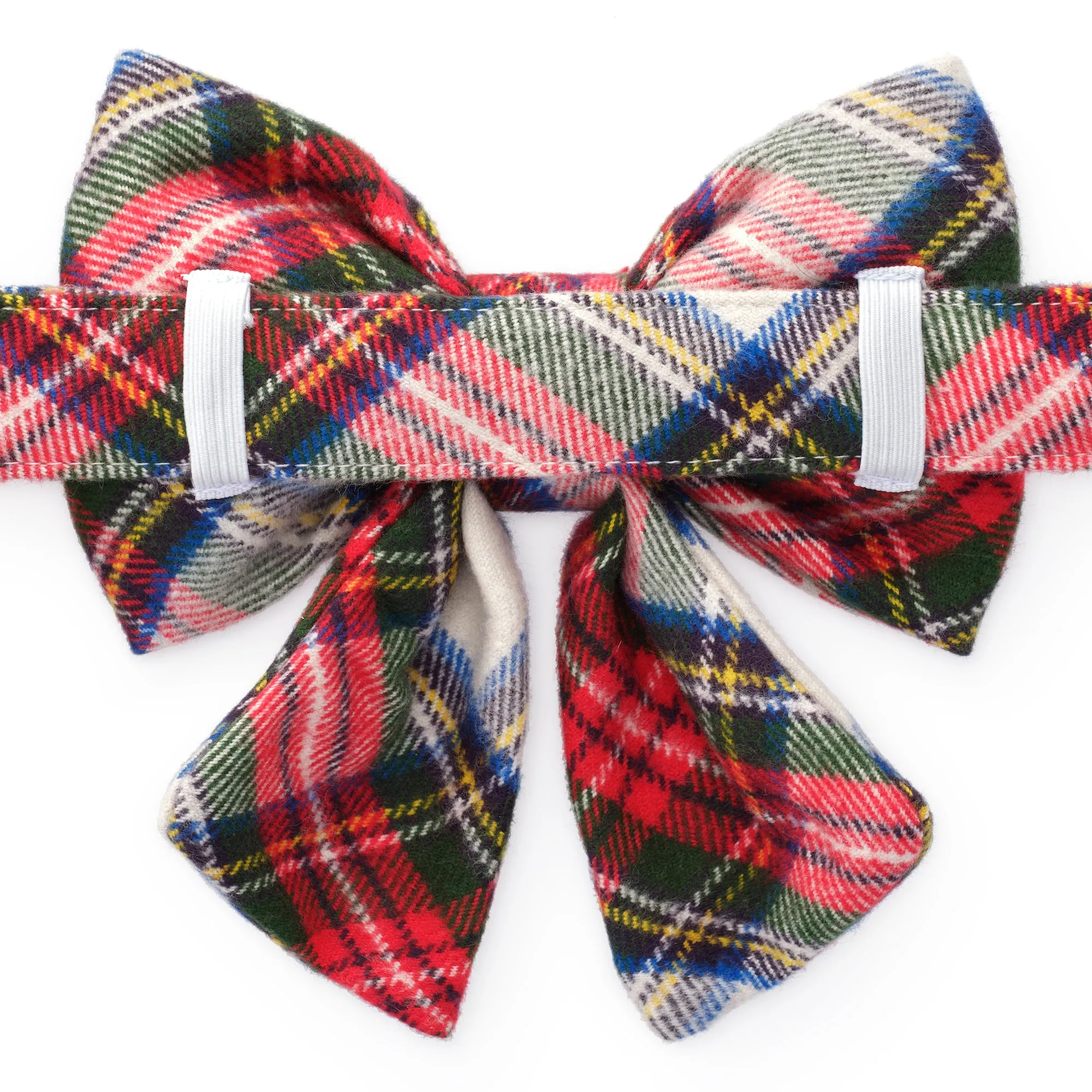 Regent Plaid Flannel Lady Bow Collar